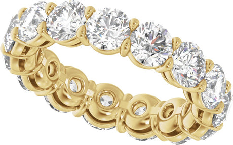 14K Yellow Gold 4 3/4 CTW Lab-Grown Diamond Low Profile Eternity Band