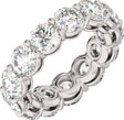 14K White Gold 8 3/4 CTW Lab-Grown Diamond Low Profile Eternity Band