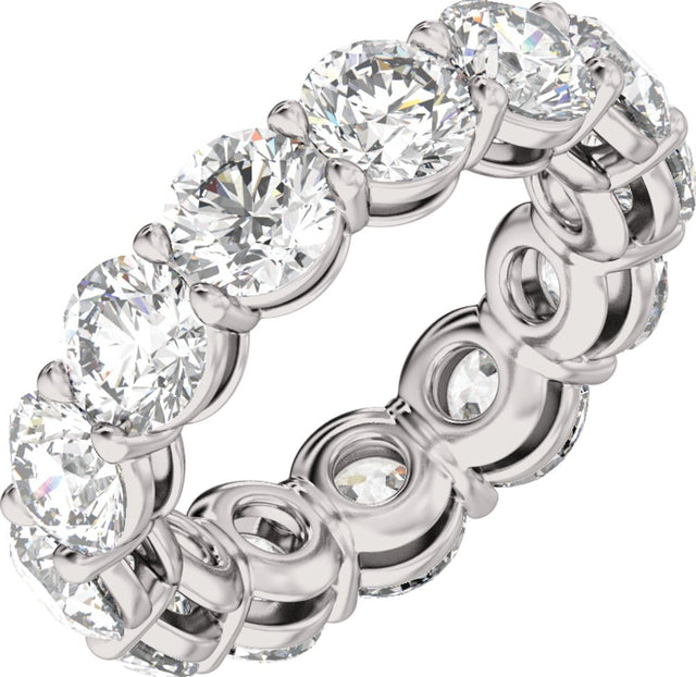 14K White Gold 8 3/4 CTW Lab-Grown Diamond Low Profile Eternity Band