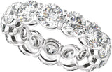 14K White Gold 8 3/4 CTW Lab-Grown Diamond Low Profile Eternity Band