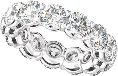 14K White Gold 8 3/4 CTW Lab-Grown Diamond Low Profile Eternity Band