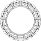 14K White Gold 8 3/4 CTW Lab-Grown Diamond Low Profile Eternity Band