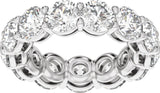 14K White Gold 7 1/4 CTW Lab-Grown Diamond Low Profile Eternity Band