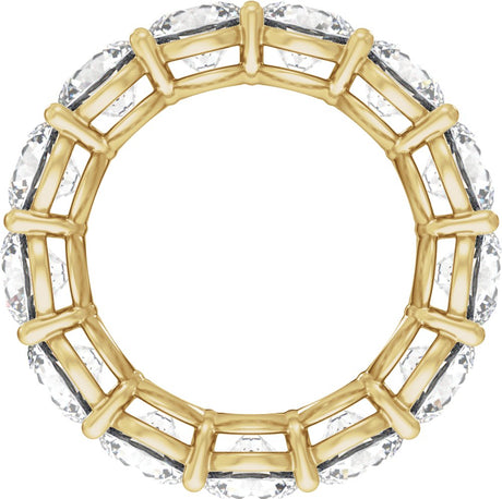 14K Yellow Gold 7 1/4 CTW Lab-Grown Diamond Low Profile Eternity Band