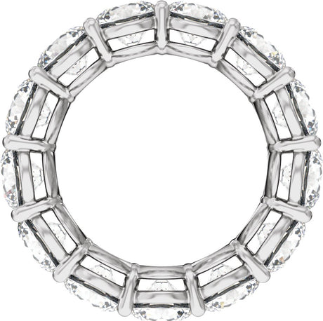 14K White Gold 7 1/4 CTW Lab-Grown Diamond Low Profile Eternity Band