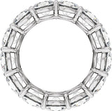 14K White Gold 6 3/4 CTW Lab-Grown Diamond Low Profile Eternity Band
