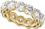14K Yellow Gold 7 1/4 CTW Lab-Grown Diamond Low Profile Eternity Band