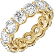 14K Yellow Gold 7 1/4 CTW Lab-Grown Diamond Low Profile Eternity Band