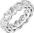 14K White Gold 7 1/4 CTW Lab-Grown Diamond Low Profile Eternity Band