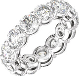 14K White Gold 7 1/4 CTW Lab-Grown Diamond Low Profile Eternity Band