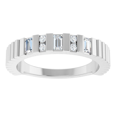 14K White Gold 1/4 CTW Lab-Grown Diamond Anniversary Band