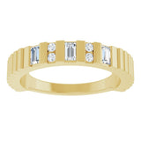 14K Yellow Gold 1/4 CTW Natural Diamond Anniversary Band