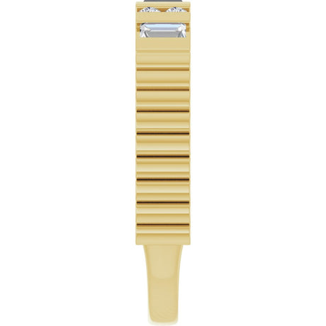 14K Yellow Gold 1/4 CTW Natural Diamond Anniversary Band