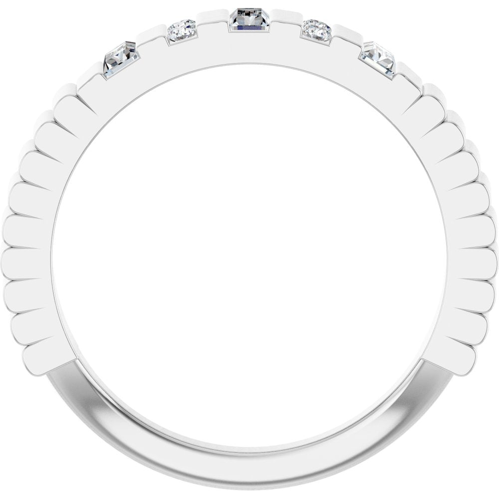 14K White Gold 1/4 CTW Lab-Grown Diamond Anniversary Band