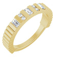 14K Yellow Gold 1/4 CTW Natural Diamond Anniversary Band