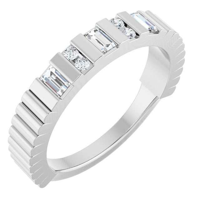 14K White Gold 1/4 CTW Lab-Grown Diamond Anniversary Band