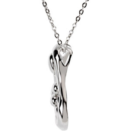 Sterling Silver 3 Child Mother's Embrace 18" Necklace