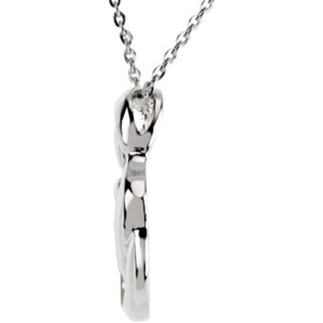 Sterling Silver 2 Child Family 18" Necklace