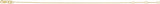 14K Yellow Gold 1 mm Adjustable Diamond-Cut Cable 6 1/2-7 1/2" Chain