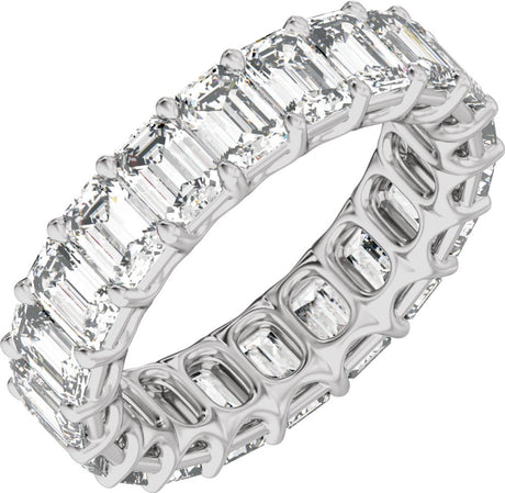 14K White Gold 6 1/3 CTW Lab-Grown Diamond Low Profile Eternity Band