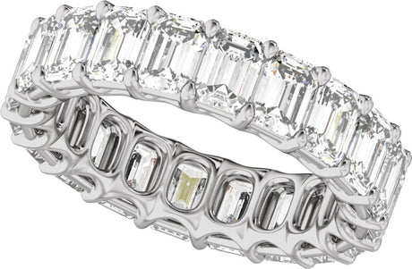 14K White Gold 6 1/3 CTW Lab-Grown Diamond Low Profile Eternity Band