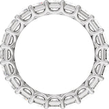 14K White Gold 6 1/3 CTW Lab-Grown Diamond Low Profile Eternity Band