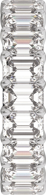 14K White Gold 6 1/3 CTW Lab-Grown Diamond Low Profile Eternity Band