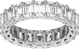 14K White Gold 6 1/3 CTW Lab-Grown Diamond Low Profile Eternity Band