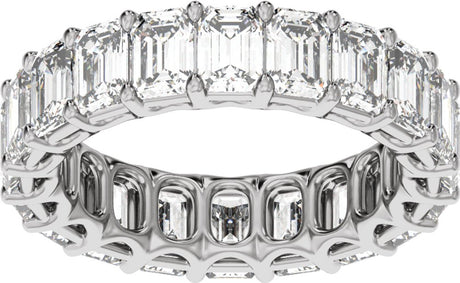 14K White Gold 6 1/3 CTW Lab-Grown Diamond Low Profile Eternity Band