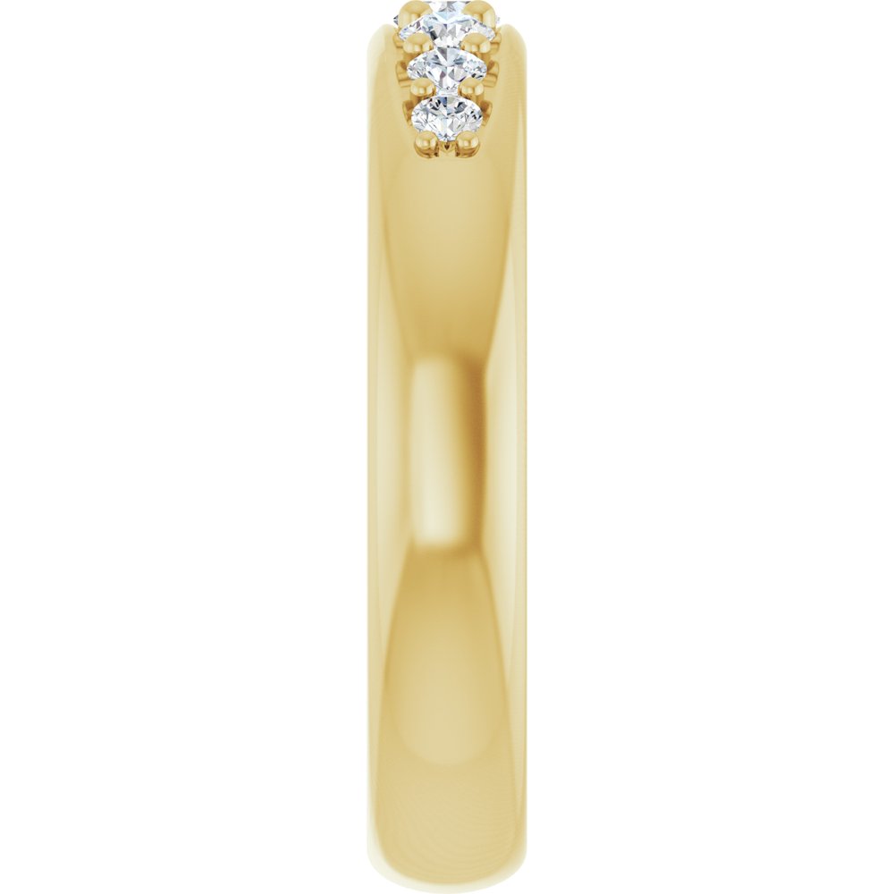14K Yellow Gold 1/3 CTW Lab-Grown Diamond Band