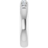 14K White Gold 1/3 CTW Lab-Grown Diamond Band