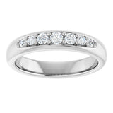 14K White Gold 1/3 CTW Lab-Grown Diamond Band