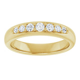 14K Yellow Gold 1/3 CTW Lab-Grown Diamond Band