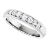 14K White Gold 1/3 CTW Lab-Grown Diamond Band