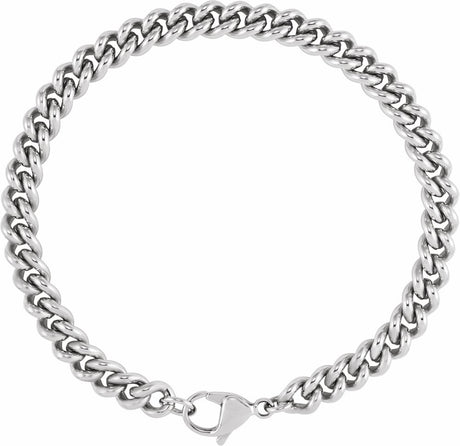 Stainless Steel 6.3 mm Curb 8" Chain