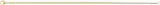 14K Yellow Gold 1.5 mm Barleycorn 7" Chain