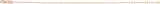 14K Rose Gold 1 mm Adjustable Diamond-Cut Cable 6 1/2-7 1/2" Chain 