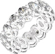 14K White Gold 5 CTW Lab-Grown Diamond Low Profile Eternity Band