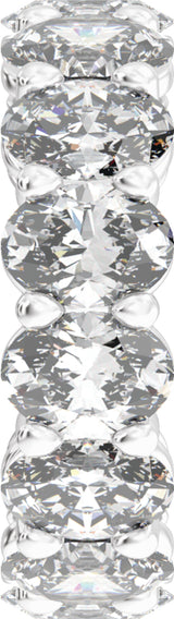 14K White Gold 10 1/6 CTW Lab-Grown Diamond Low Profile Eternity Band