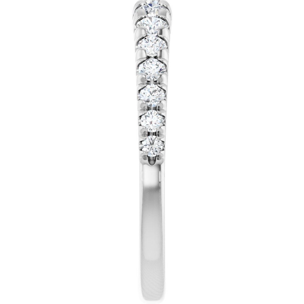 14K White Gold 3/8 CTW Lab-Grown Diamond Anniversary Band