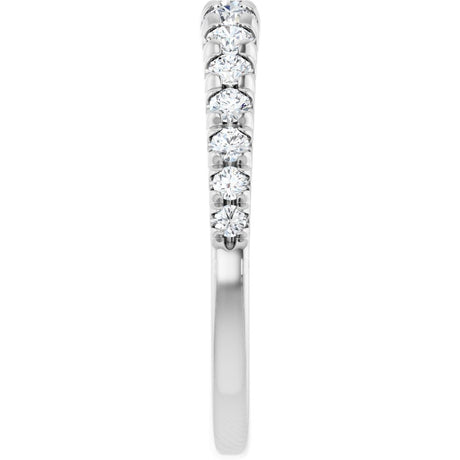 14K White Gold 3/8 CTW Lab-Grown Diamond Anniversary Band