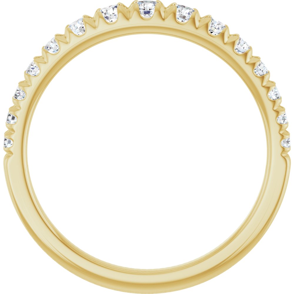 14K Yellow Gold 3/8 CTW Lab-Grown Diamond Anniversary Band
