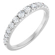 14K White Gold 3/8 CTW Lab-Grown Diamond Anniversary Band