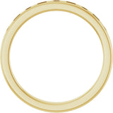 14K Yellow Gold 1/8 CTW Natural Diamond Anniversary Band