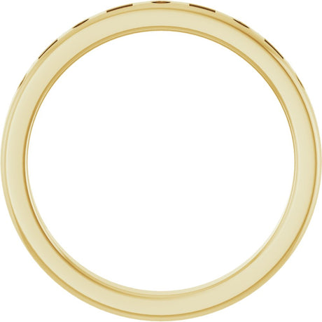 14K Yellow Gold 1/8 CTW Natural Diamond Anniversary Band