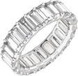 14K White Gold 4 5/8 CTW Lab-Grown Diamond Low Profile Eternity Band