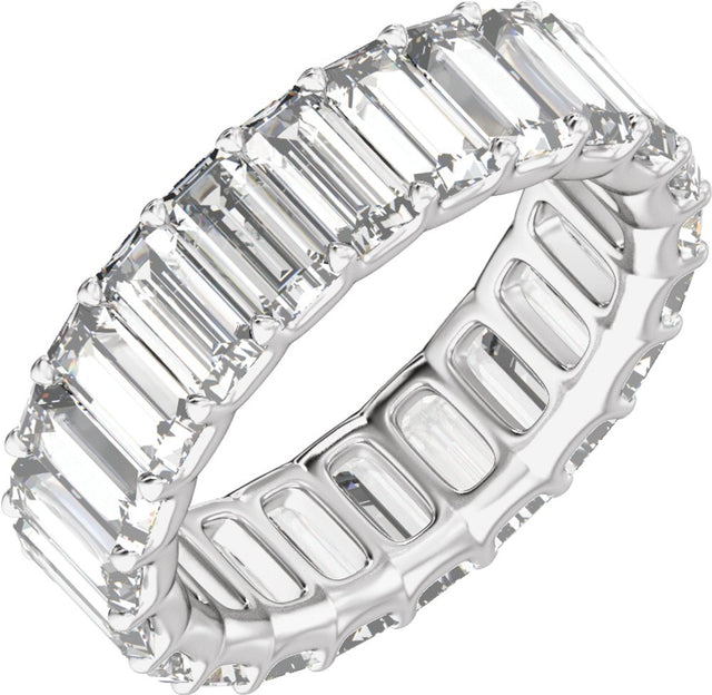 Platinum 4 5/8 CTW Lab-Grown Diamond Low Profile Eternity Band