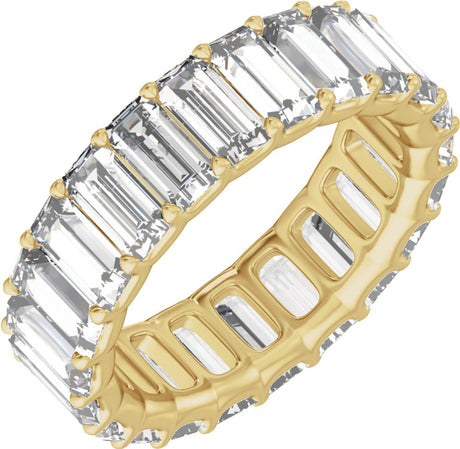 14K Yellow Gold 4 5/8 CTW Lab-Grown Diamond Low Profile Eternity Band