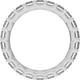 14K White Gold 4 5/8 CTW Lab-Grown Diamond Low Profile Eternity Band