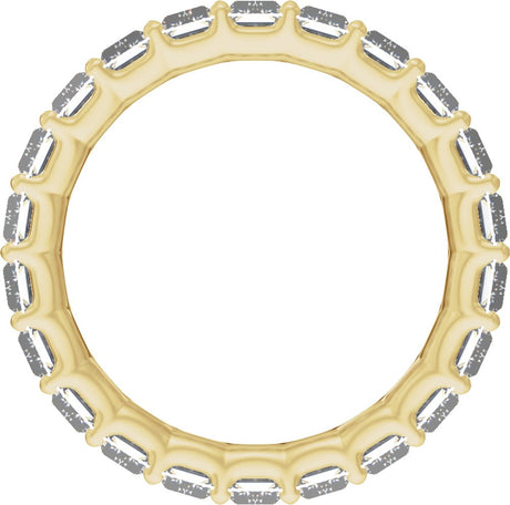 14K Yellow Gold 4 5/8 CTW Lab-Grown Diamond Low Profile Eternity Band